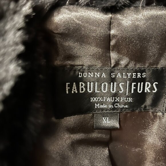 Waist-length Faux Fur Coat - Picture 6 of 12